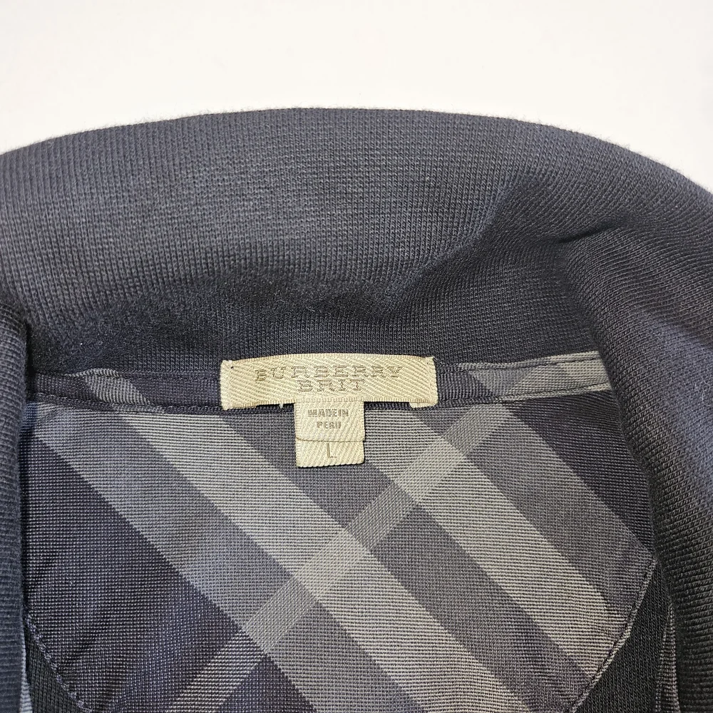 Burberry Brit Men's Large Navy Half Zip-Up Pullover - Picture 4 of 16